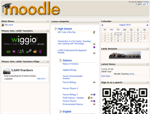 Tablet Screenshot of moodle.lehighton.org